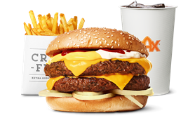 GDL DeliVery Cheezy Burger-menu