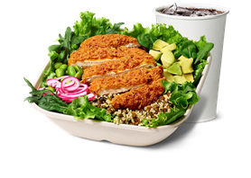 Crispy Chicken Salat Bowl  menu