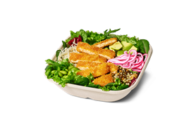 Crispy No Chicken Salat Bowl